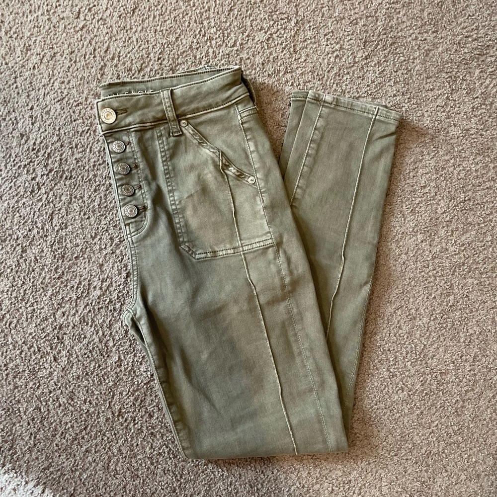 American Eagle Button Fly Jeggings